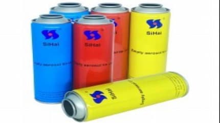 Aplicações de latas de aerossol vazias de 3 peças