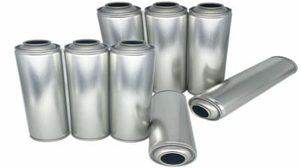 Padrões de pressão para latas de aerossol vazias