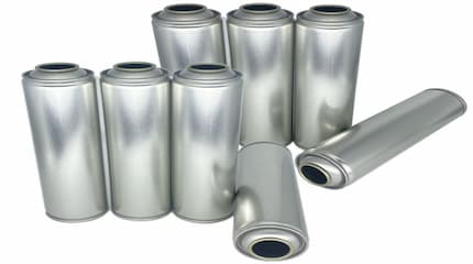 Por que as latas de aerossol são quase sempre feitas de folha de flandres?