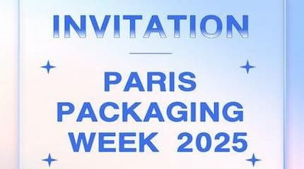 Convite para a Semana de Embalagens de Paris 2025