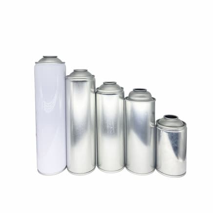 Precauções de segurança para o uso de latas de aerossol.