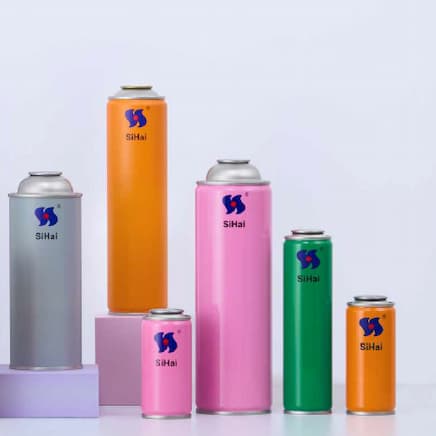Guia sobre os tamanhos de latas de aerossol: 45 mm, 52 mm, 57 mm e 65 mm